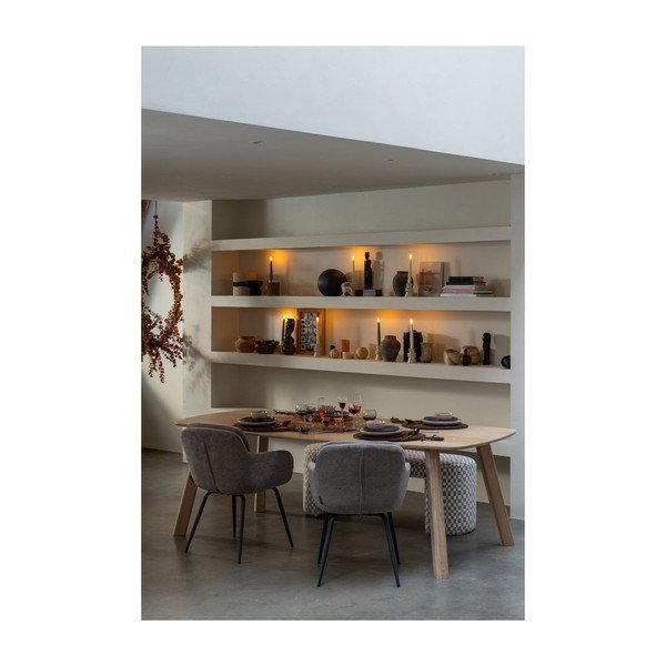 Jedilna miza iz masivnega hrasta 100x220 cm Tablo – WOOOD-image-4