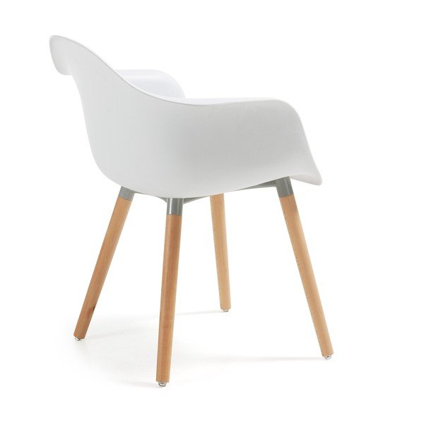 Bel stol z nogami iz bukovega lesa Kave Home Kenna-image-2