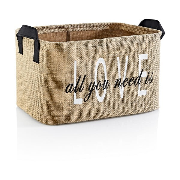 Košara za shranjevanje iz jute 30x22x30 cm – Mioli Decor