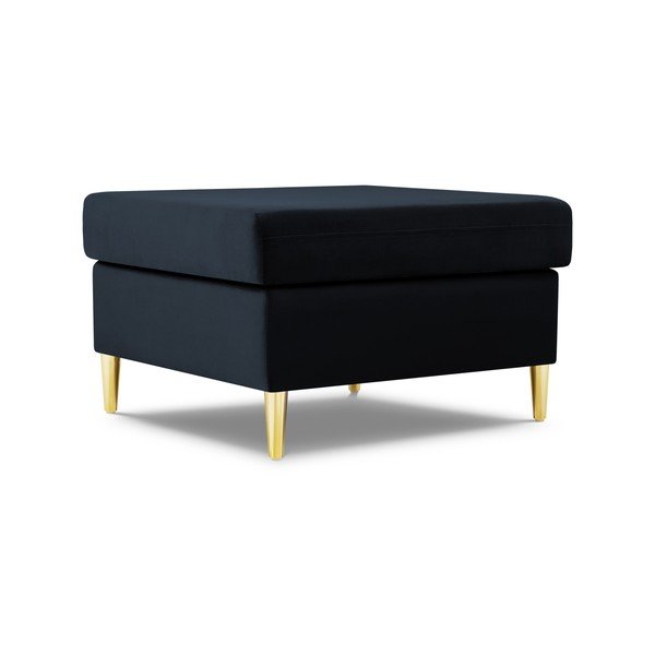 Temno moder žameten tabure Kyoto – Cosmopolitan Design-image-1