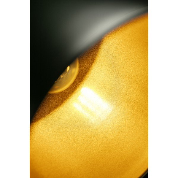 Črna viseča svetilka s kovinskim senčilom ø 32 cm Goa – GTV-image-3