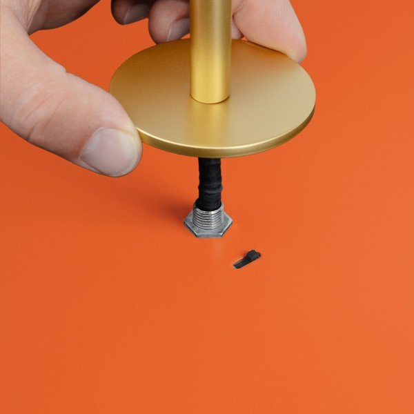 Oranžna kovinska LED zatemnitvena viseča svetilka s kovinskim senčilom ø 31 cm Asteria Plus – UMAGE-image-4