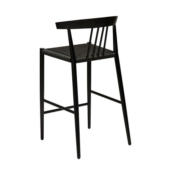 Črn barski stol DAN-FORM Denmark Sava, višina 91,5 cm-image-4