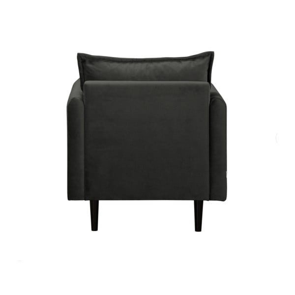 Temno siv žameten fotelj Juli – Ropez-image-3