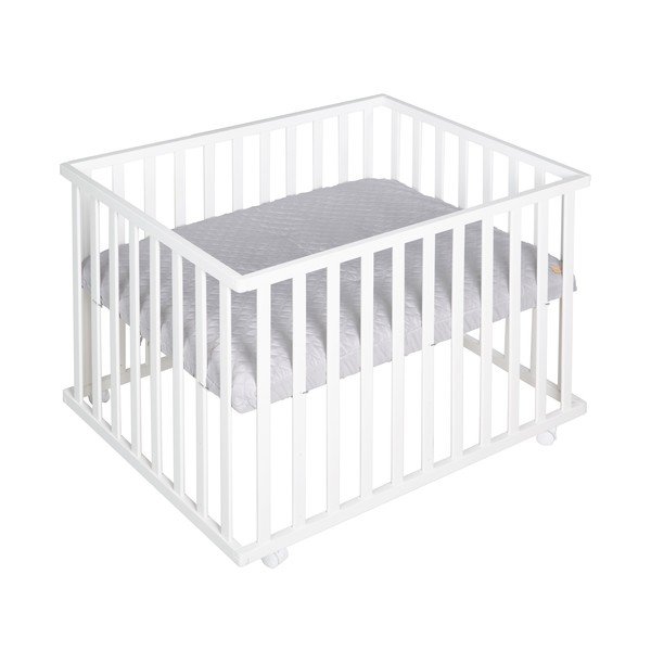 Bela stajica na koleščkih 100x75 cm Style – Roba