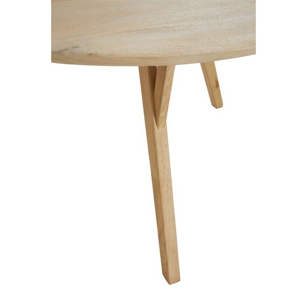 Okrogla jedilna miza iz masivnega manga ø 120 cm Quenza – Light & Living-image-4