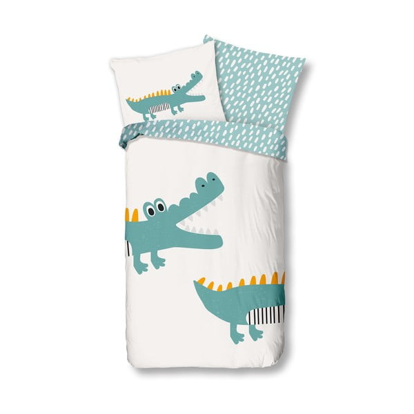 Bombažna otroška posteljnina za otroško posteljico 90x130 cm Crocodile – Bonami Selection