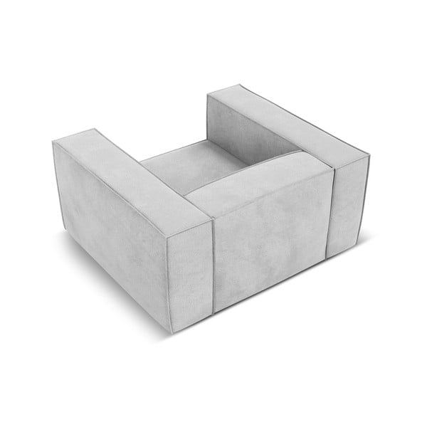 Svetlo siv fotelj Madame - Windsor & Co Sofas-image-4
