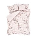 Rožnata podaljšana posteljnina za zakonsko posteljo 230x220 cm Canterbury Floral – Catherine Lansfield