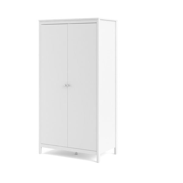 Bela garderobna omara 102x199 cm Madrid – Tvilum-image-4