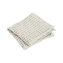 Bež vafel bombažne brisače v kompletu 2 ks 30x30 cm Caro – Blomus