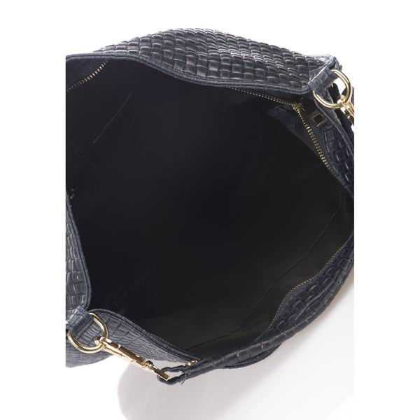 Temno modra usnjena torbica Giorgio Costa Violina-image-3