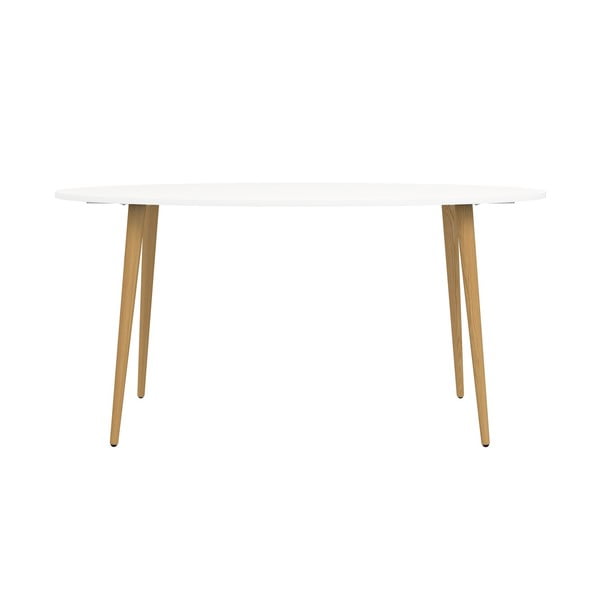 Jedilna miza z belim zgornjim delom 160x80 cm Oslo - Tvilum