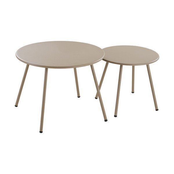 Bež oblazinjena vrtna garnitura za 4 osebe Nilo – House Nordic-image-4