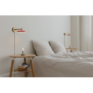 Rožnata LED zatemnitvena stenska svetilka ø 15 cm Asteria Wall Short – UMAGE