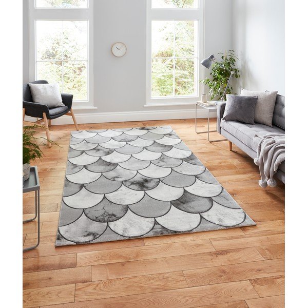 Siva/srebrna preproga 170x120 cm Craft - Think Rugs-image-1