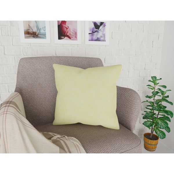 Rumena prevleka za blazino z deležem bombaža Vitaus, 42 x 42 cm-image-1