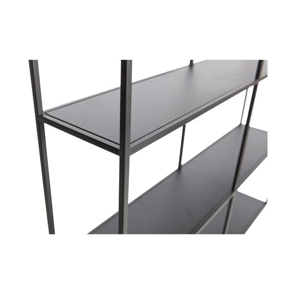 Črna večnivojska kovinska polica Meert – WOOOD-image-4