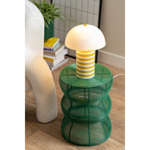 Kovinska okrogla stranska mizica ø 30 cm Cuerda Onda – Leitmotiv-image-1