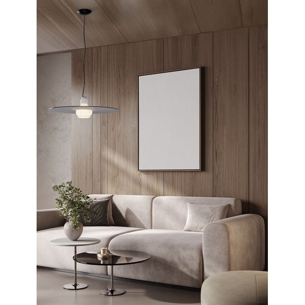 Mat črna jeklena viseča svetilka ø 60 cm Lora – Nova Luce-image-1