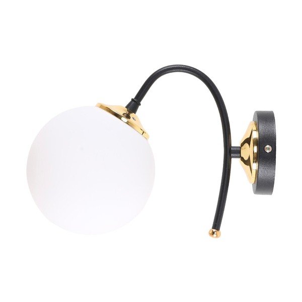 Bela/črna stenska svetilka ø 15 cm Yoyo – Squid Lighting