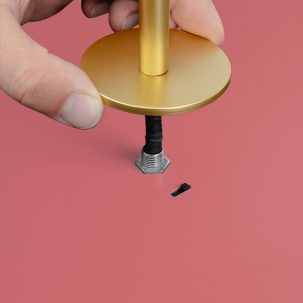 Rožnata kovinska LED zatemnitvena viseča svetilka s kovinskim senčilom ø 31 cm Asteria Plus – UMAGE-image-1