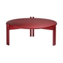 Rdeča okrogla mizica iz masivnega bora ø 80 cm Sticks – Karup Design