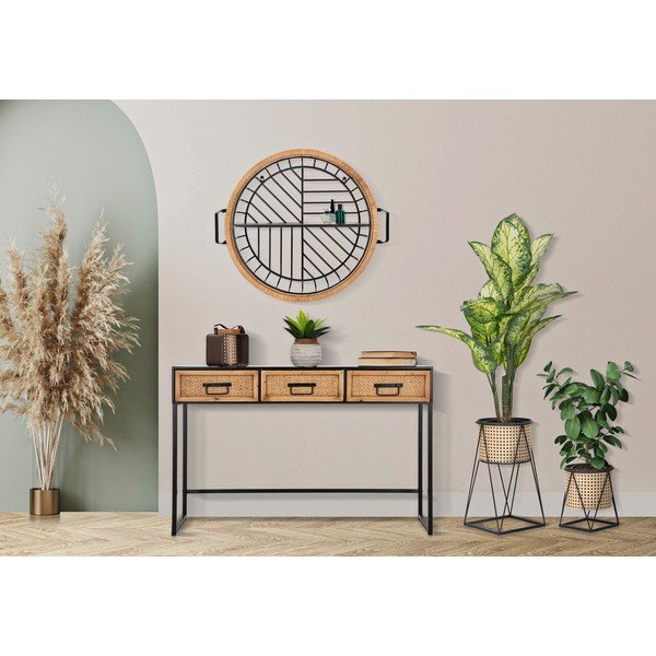 Črna kovinska polica Cebu - Mauro Ferretti-image-1