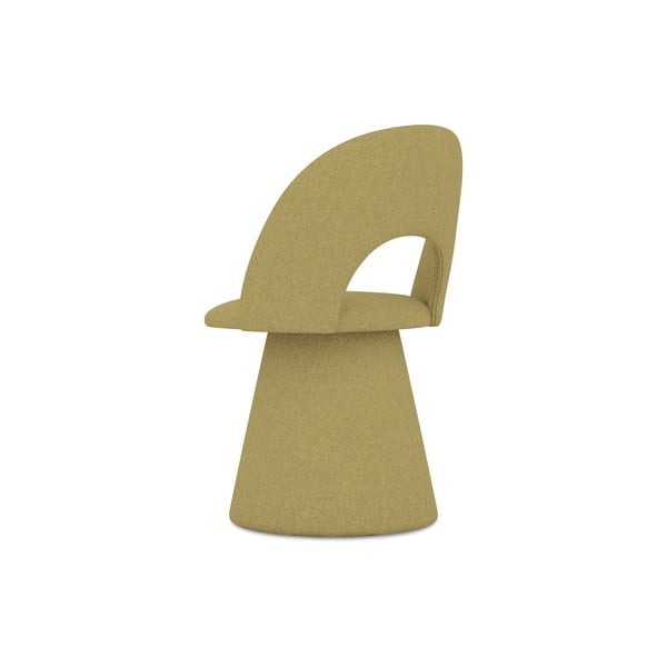 Gorčično rumen oblazinjen jedilni stol Kalo – Makamii-image-4