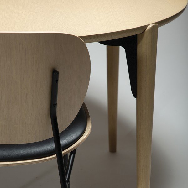 Okrogla jedilna miza v hrastovem dekorju ø 122 cm Paragon – DAN-FORM Denmark-image-1