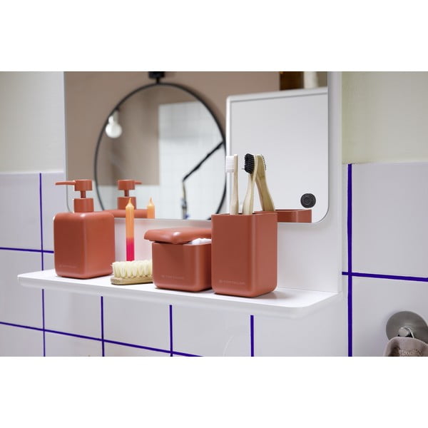 Oranžen lonček za zobne ščetke iz poliresina Tom Tailor T-Rounded – Wenko-image-3