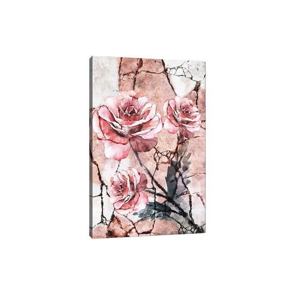 Stenska slika na platnu Tablo Center Lonely Roses, 40 x 60 cm