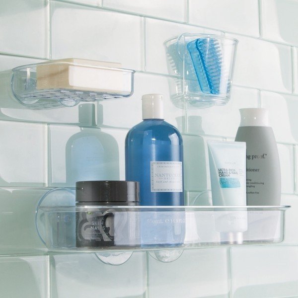 Stenska polica s priseski iDesign Suction-image-1