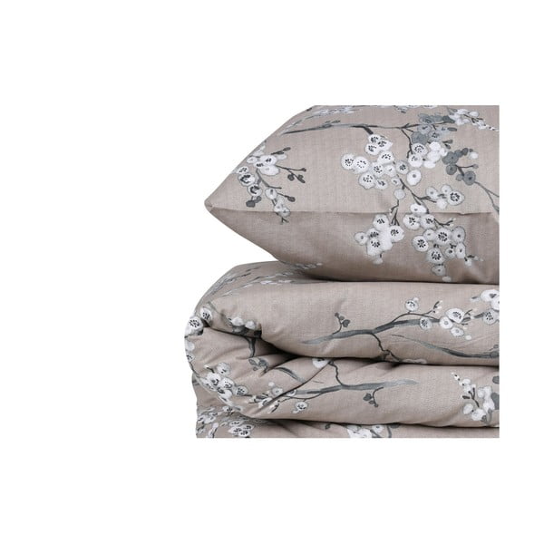 Rjava podaljšana posteljnina za zakonsko posteljo iz renforce bombaža 240x220 cm Chicory – Mijolnir-image-3