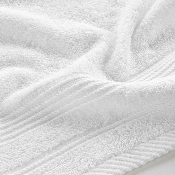 Bela frotirna bombažna brisača 30x50 cm Tendresse – douceur d'intérieur-image-2