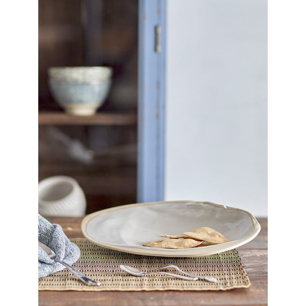 Lončen dekorativni pladenj 20x33 cm Mateo – Bloomingville-image-1