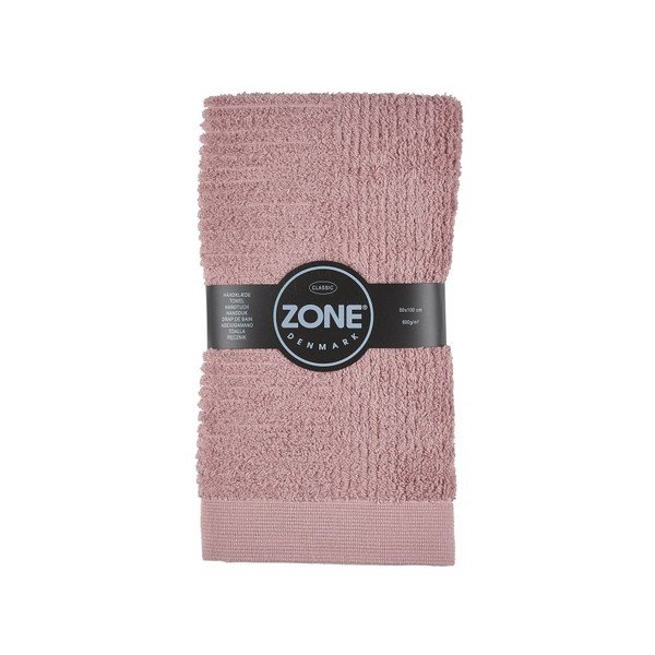 Rožnata brisača Zone Classic Pink, 50 x 100 cm-image-1