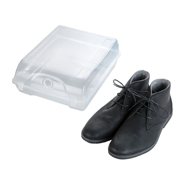 Prozorna škatla za shranjevanje čevljev Wenko Smart, širine 29 cm