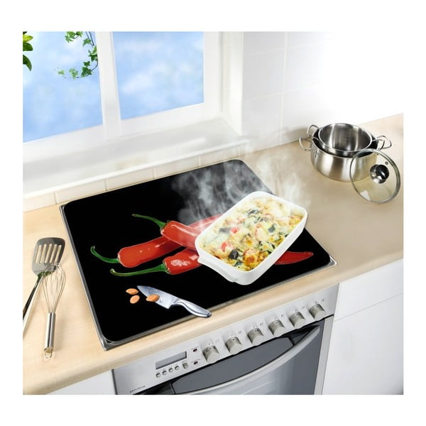 Steklena stenska zaščita Wenko Peperoni, 50 x 56 cm-image-3