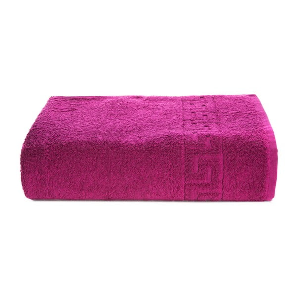 Temno roza bombažna brisača Kate Louise Pauline, 50 x 90 cm