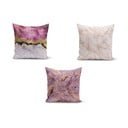 Komplet 3 prevlek za vzglavnik Minimalist Cushion Covers Pinkie Cassie, 45 x 45 cm