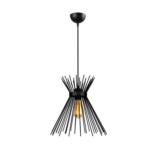 Črna kovinska viseča svetilka Izmir - Squid Lighting