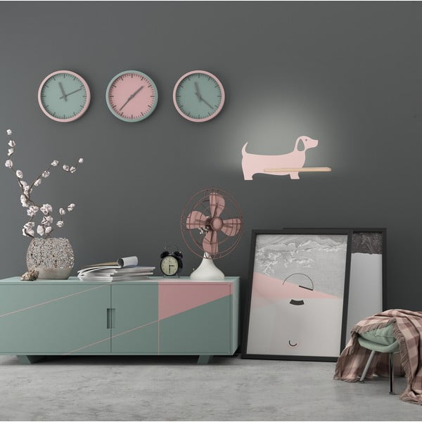 Rožnata otroška svetilka Dog – Candellux Lighting-image-2