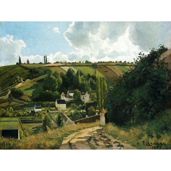 Reprodukcija slike Camille Pissarro - Jalais Hill Pontoise, 80 x 60 cm