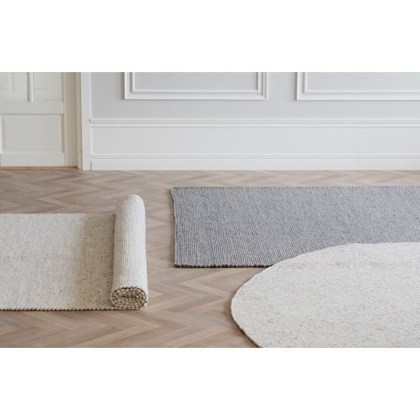 Svetlo siva volnena preproga 290x200 cm Auckland - Rowico-image-1