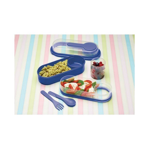 Modra Kitchen Craft Coolmovers pravokotna škatla za prigrizke-image-2