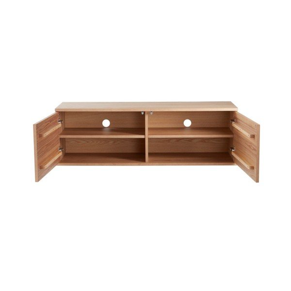 TV omarica v jesenovem dekorju v naravni barvi 120x38x40 cm Sandviken – Jotex-image-2