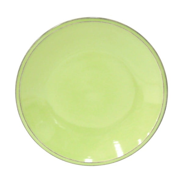 Zeleni lončeni krožnik Costa Nova Friso, ⌀ 28 cm