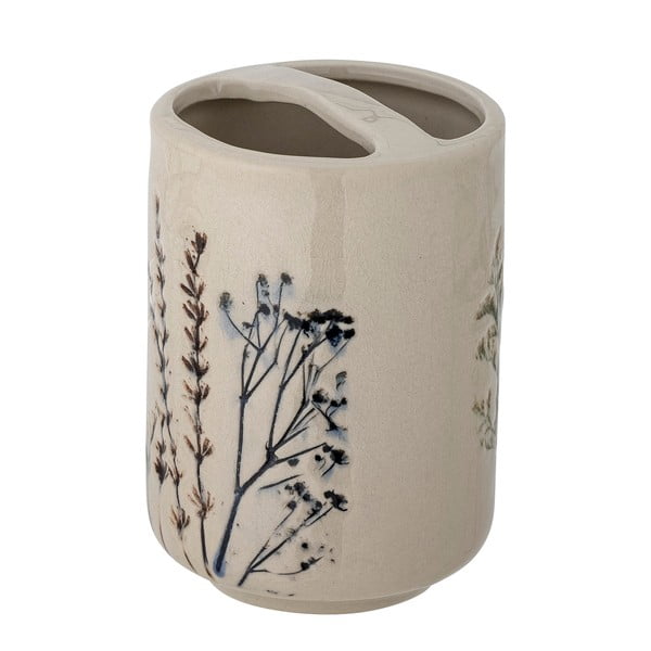 Kremno bel lončen komplet pripomočkov za kopalnico Bea – Bloomingville-image-3