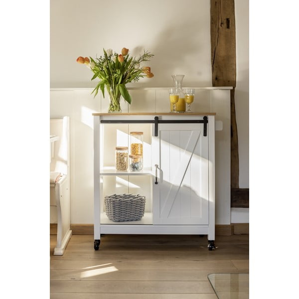 Servirni voziček na kolesih 40x80 cm Country House – Wenko-image-1